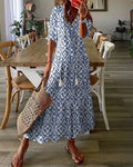 Selene | Flowy Bohemian Coverage Dress