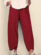 Cameron | Casual Elastic Waist Ankle Pants