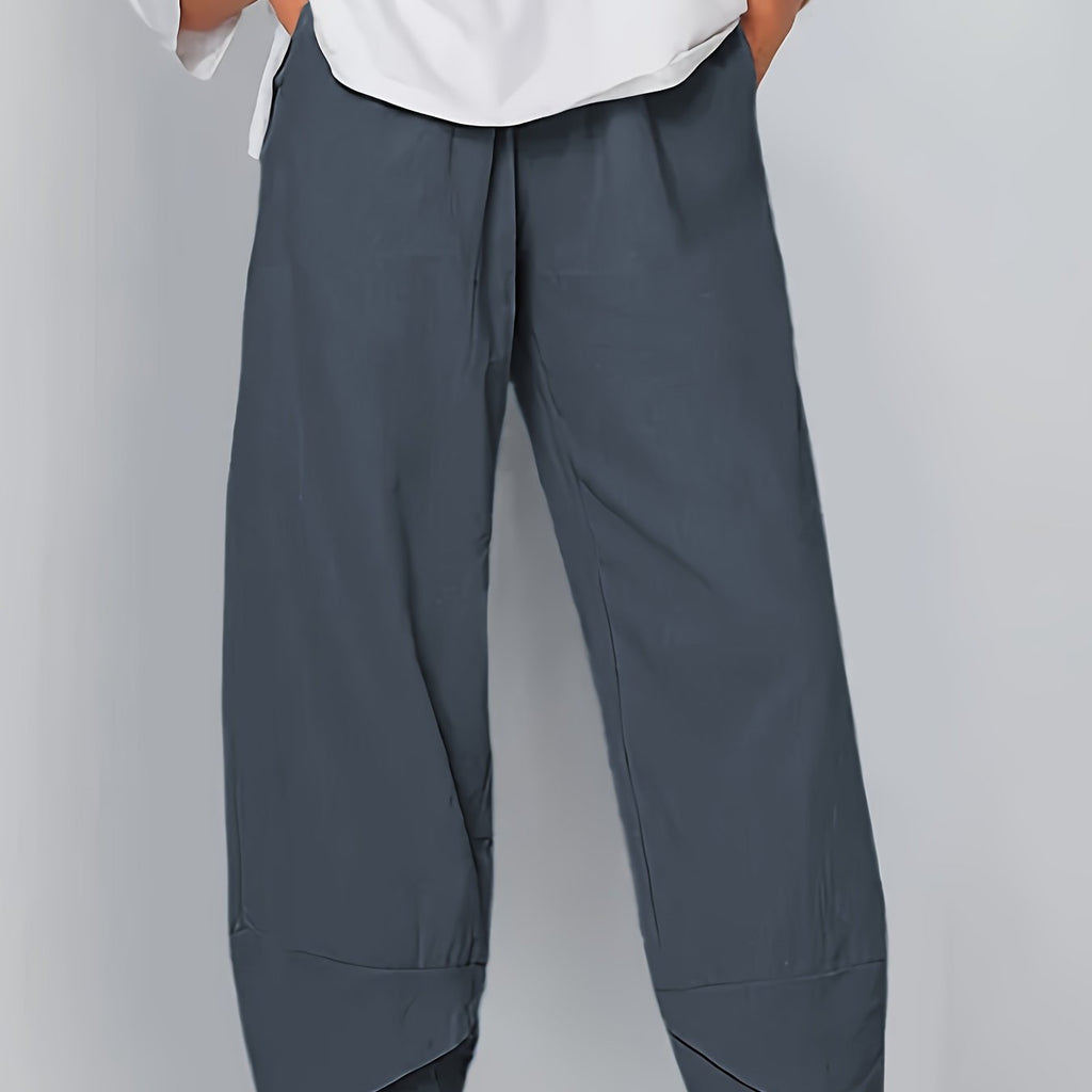 Cameron | Casual Elastic Waist Ankle Pants