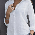 Lina | Open-Front Cotton Shirt