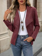 Chiara | Open Front Long Sleeve Jacket