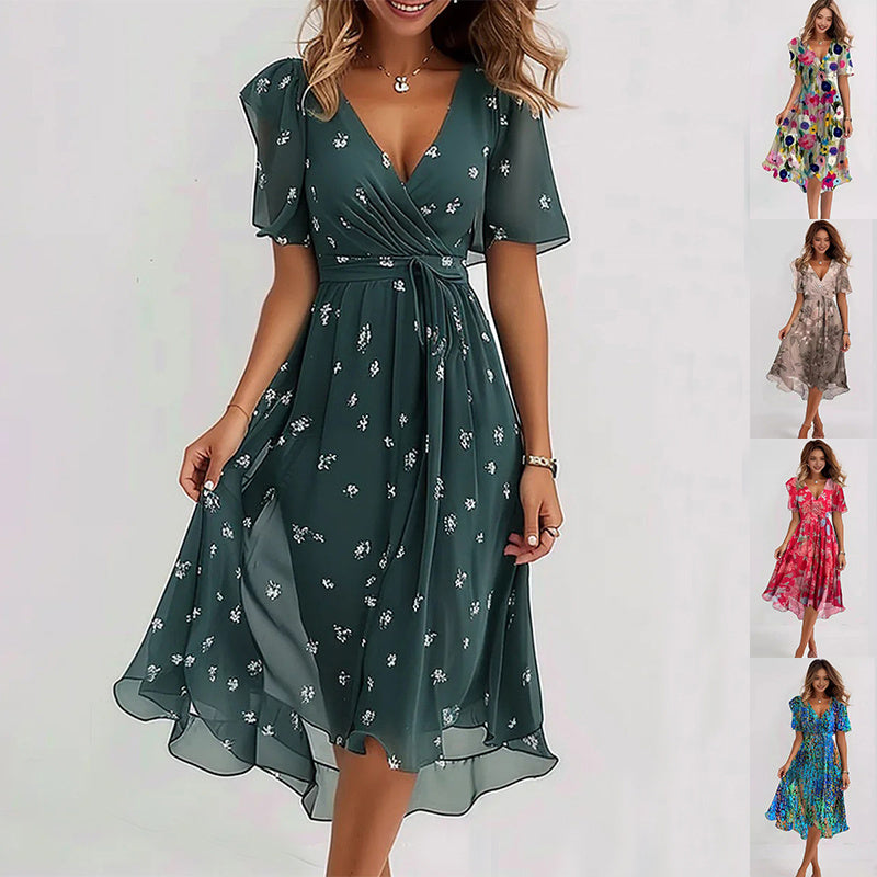 Amaya | Elegant Summer Chiffon Dress