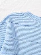 Lune | Cropped Cable Knit Sweater
