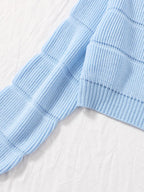 Lune | Cropped Cable Knit Sweater