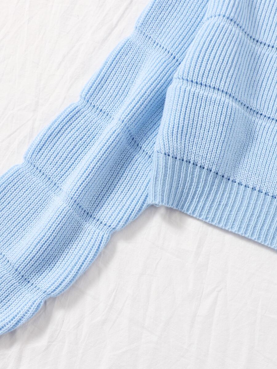 Lune | Cropped Cable Knit Sweater
