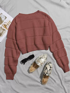 Lune | Cropped Cable Knit Sweater
