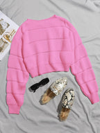 Lune | Cropped Cable Knit Sweater