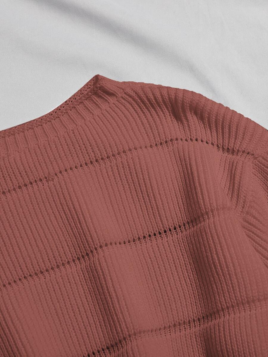 Lune | Cropped Cable Knit Sweater