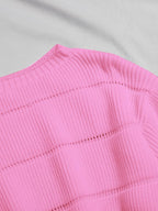 Lune | Cropped Cable Knit Sweater