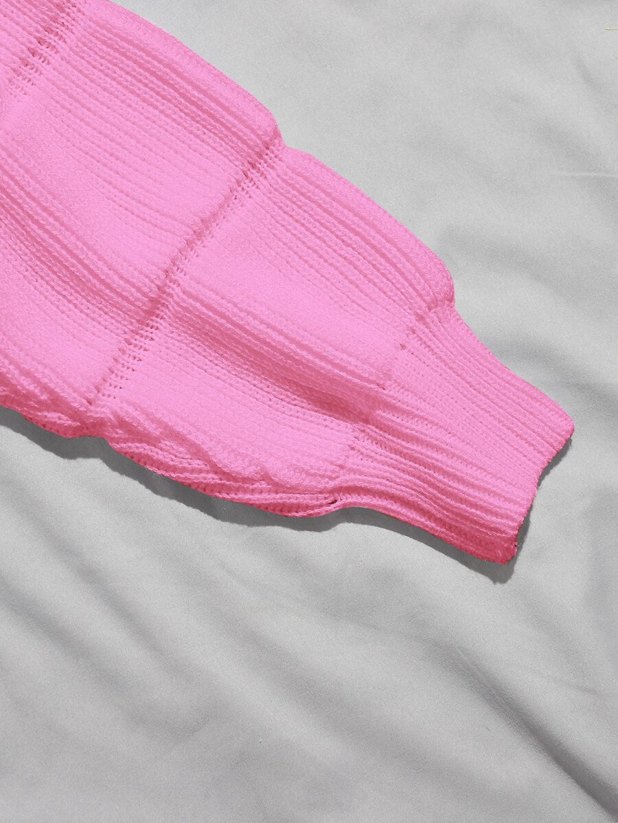 Lune | Cropped Cable Knit Sweater