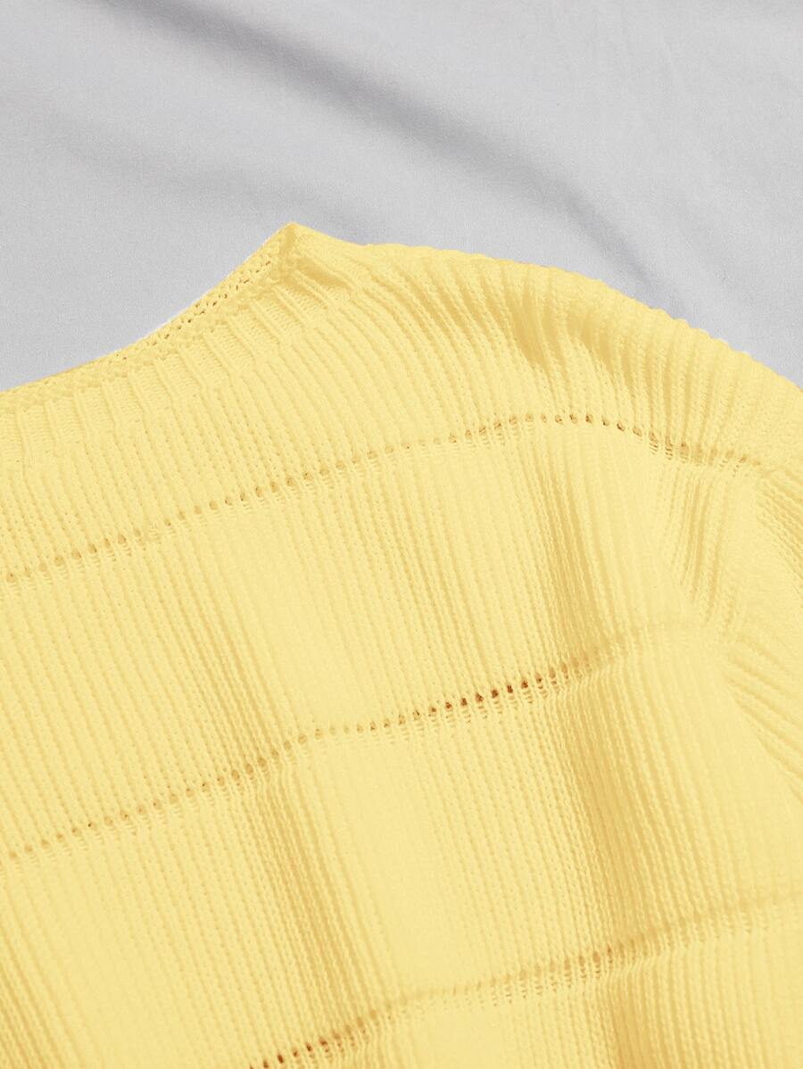 Lune | Cropped Cable Knit Sweater