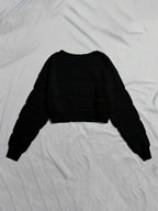 Lune | Cropped Cable Knit Sweater