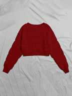 Lune | Cropped Cable Knit Sweater