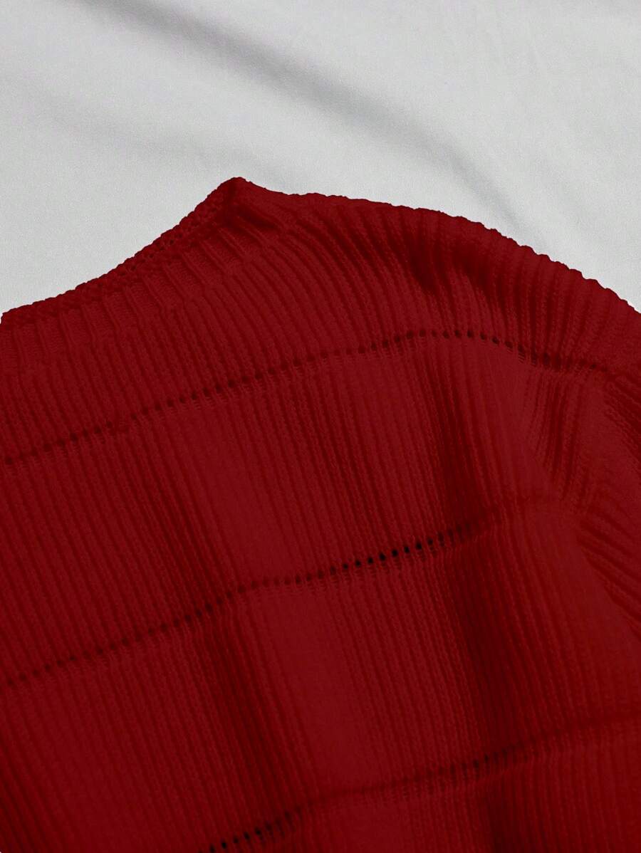 Lune | Cropped Cable Knit Sweater