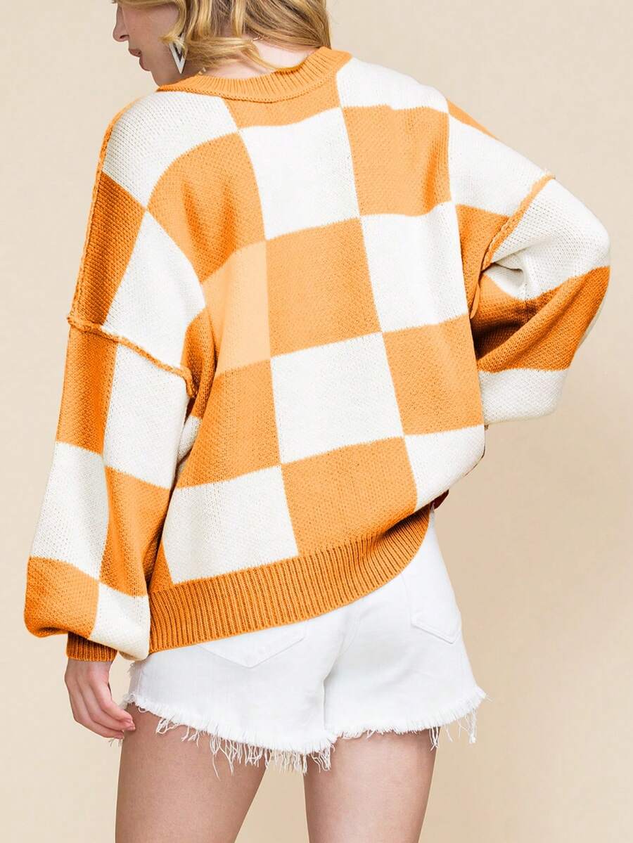 Noor | Colorblock Knit Sweater