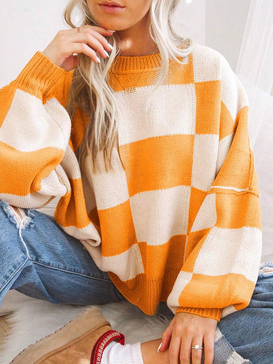 Noor | Colorblock Knit Sweater