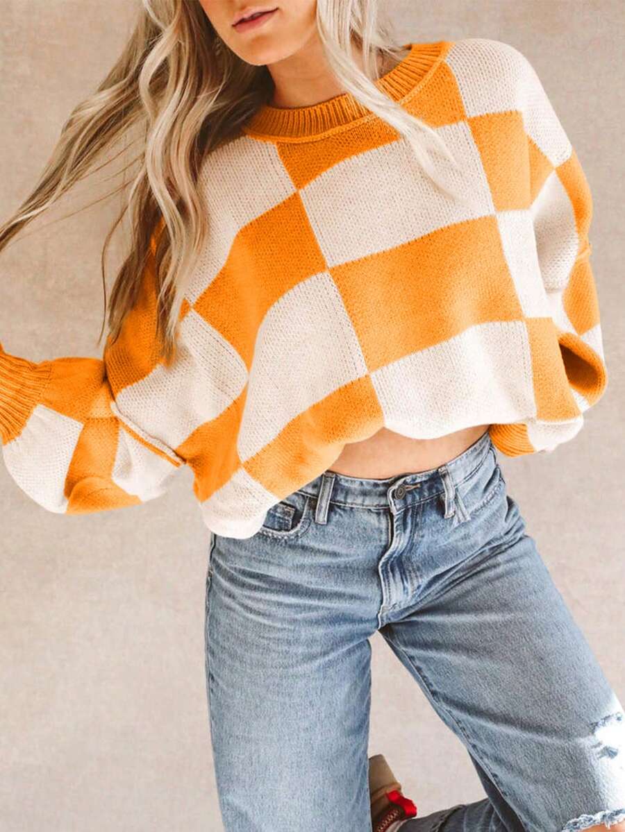 Noor | Colorblock Knit Sweater