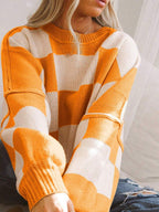 Noor | Colorblock Knit Sweater