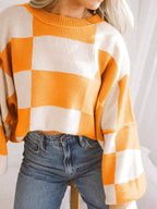 Noor | Colorblock Knit Sweater