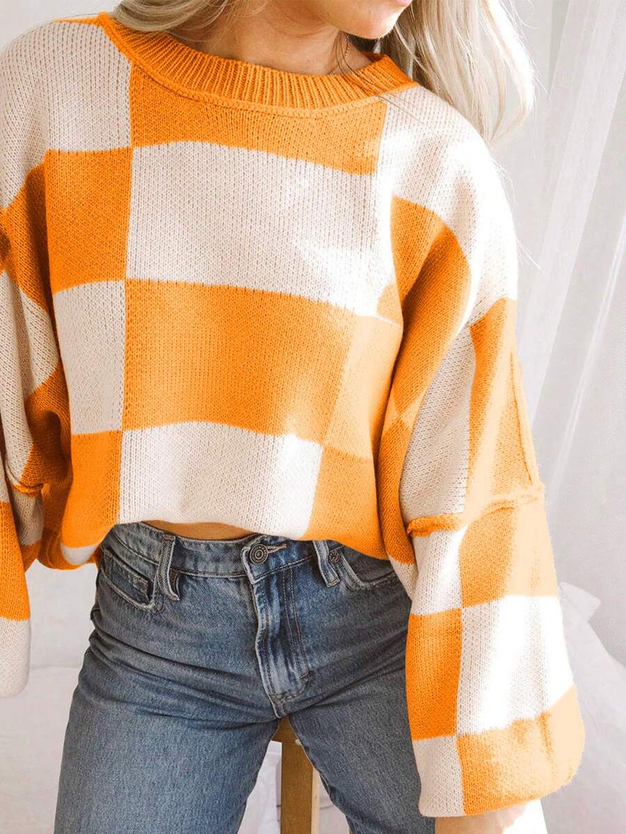 Noor | Colorblock Knit Sweater