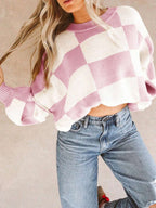 Noor | Colorblock Knit Sweater