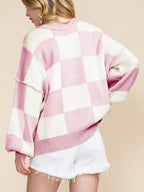 Noor | Colorblock Knit Sweater