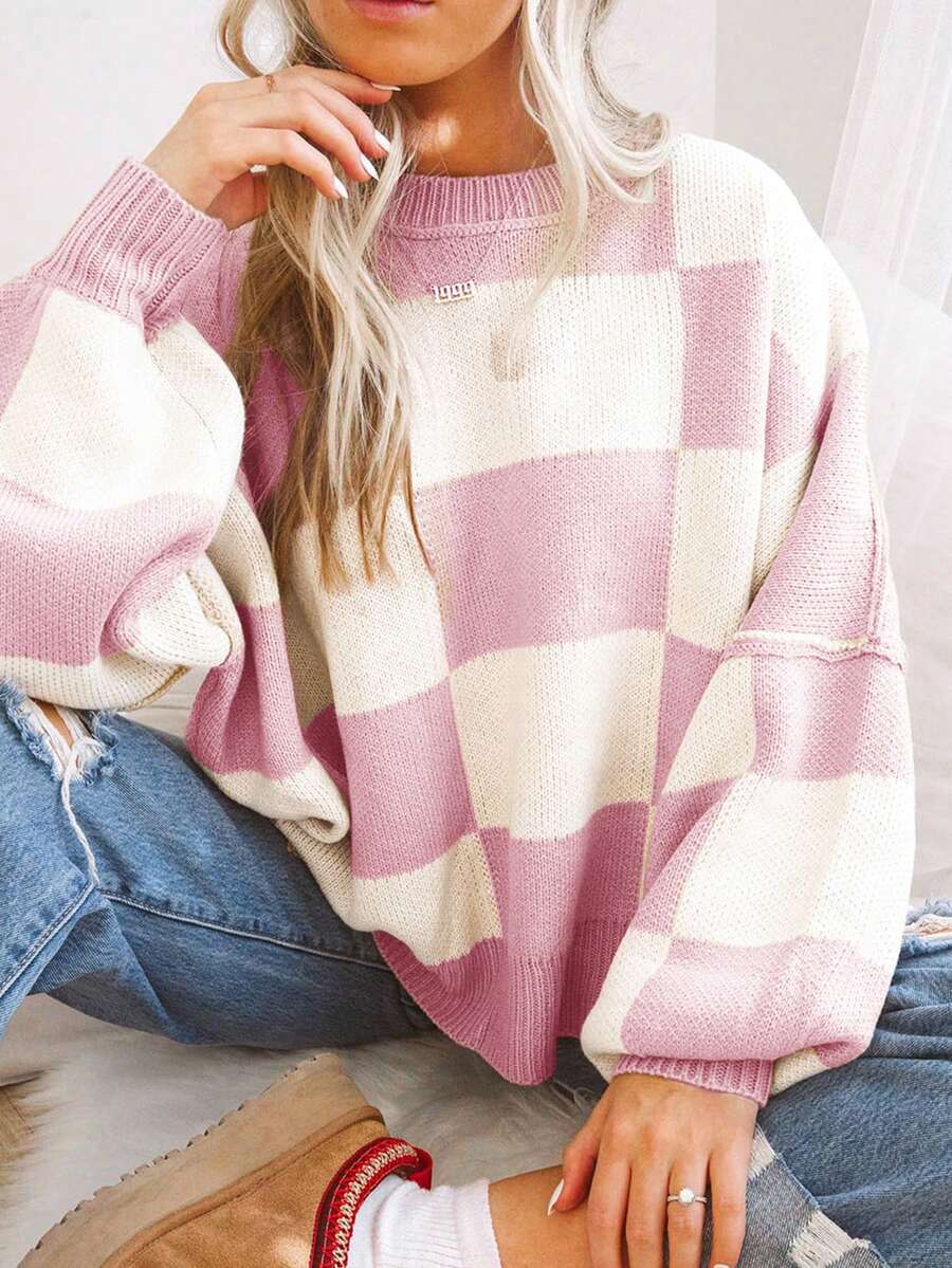 Noor | Colorblock Knit Sweater
