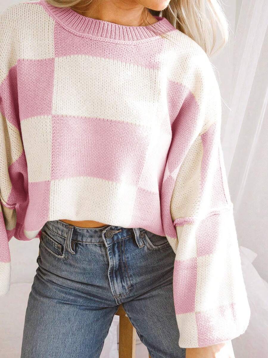 Noor | Colorblock Knit Sweater