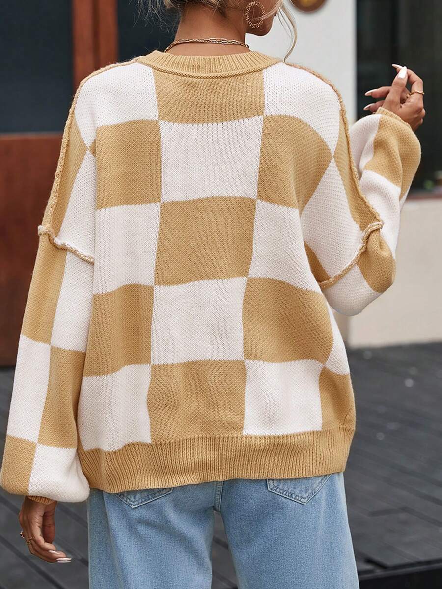 Noor | Colorblock Knit Sweater