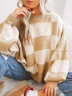 Noor | Colorblock Knit Sweater