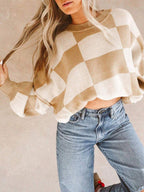 Noor | Colorblock Knit Sweater