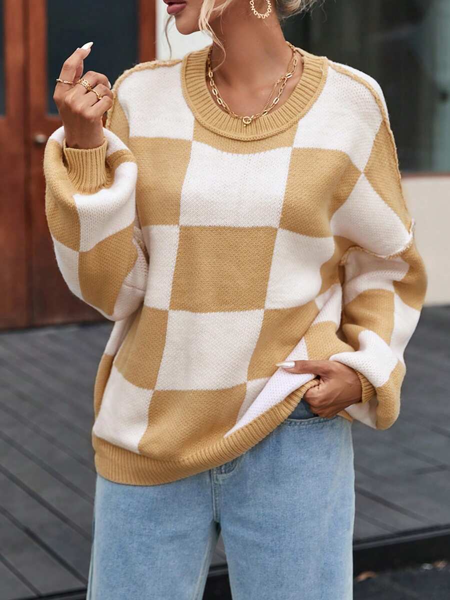 Noor | Colorblock Knit Sweater