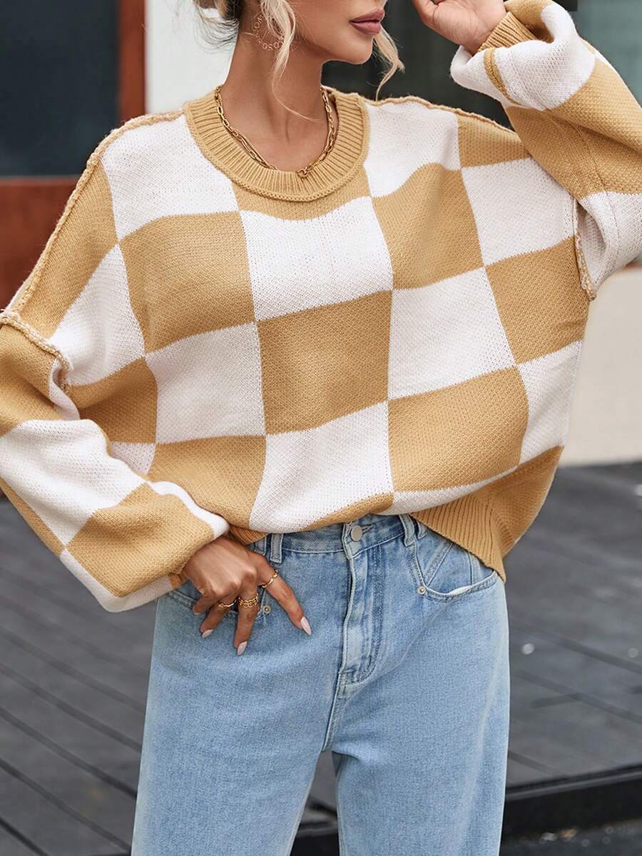Noor | Colorblock Knit Sweater