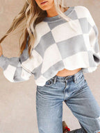 Noor | Colorblock Knit Sweater