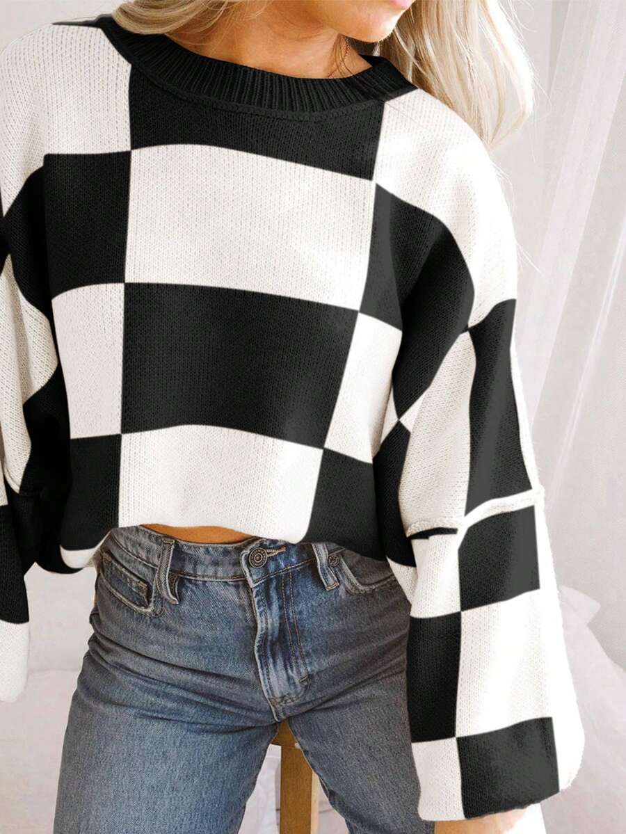 Noor | Colorblock Knit Sweater