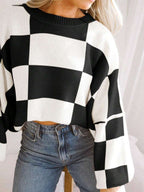 Noor | Colorblock Knit Sweater