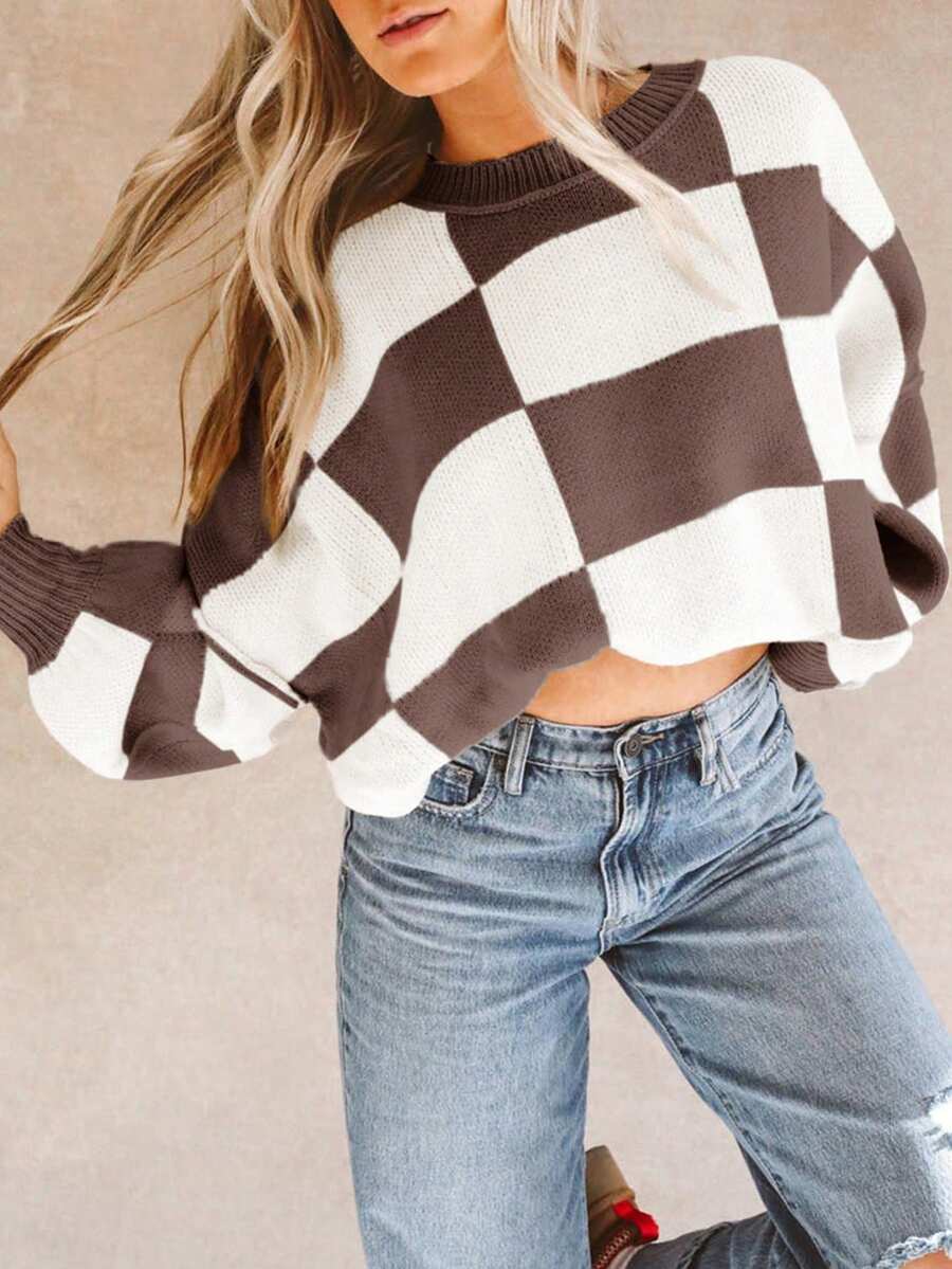 Noor | Colorblock Knit Sweater