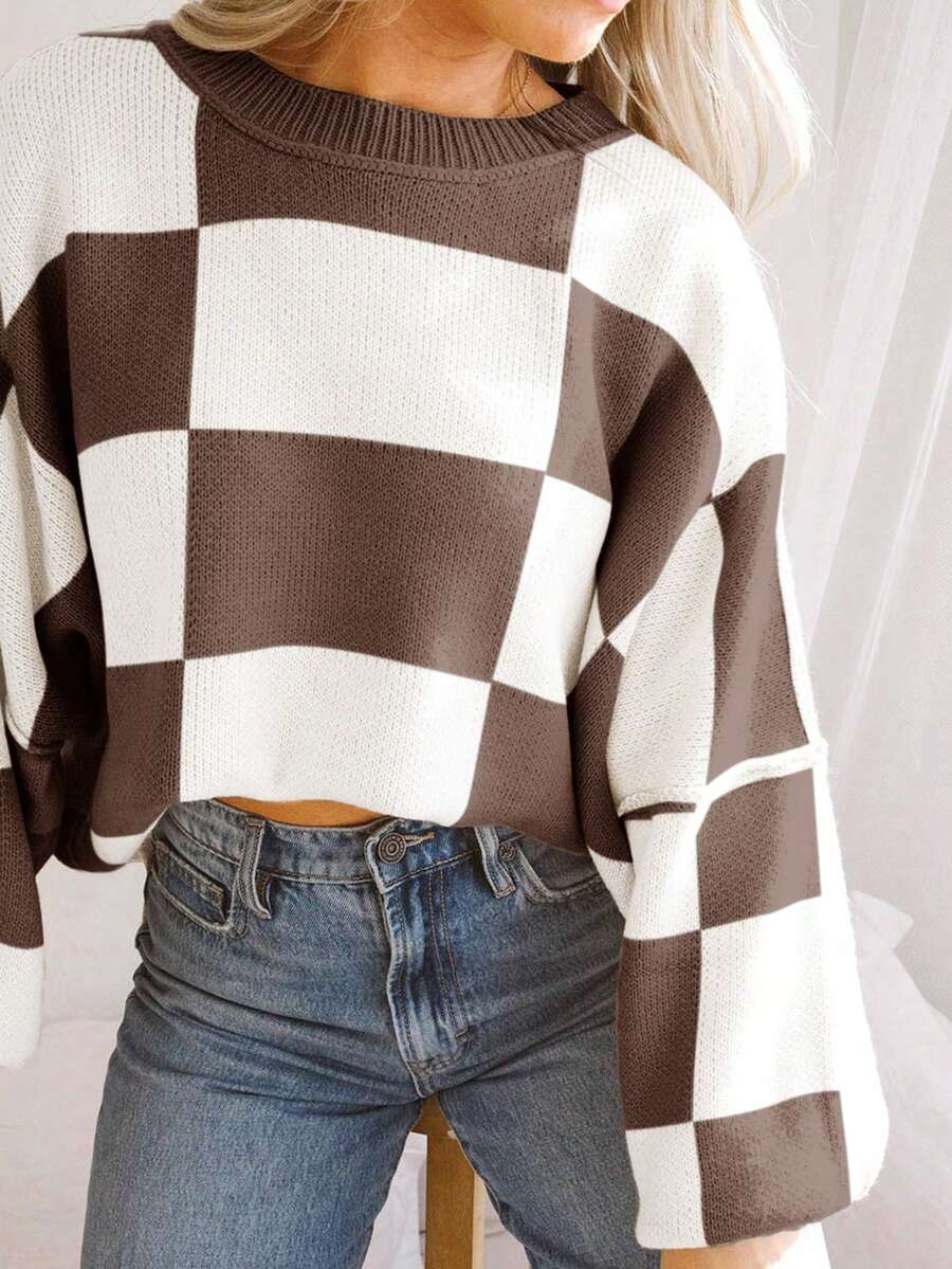 Noor | Colorblock Knit Sweater