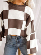 Noor | Colorblock Knit Sweater