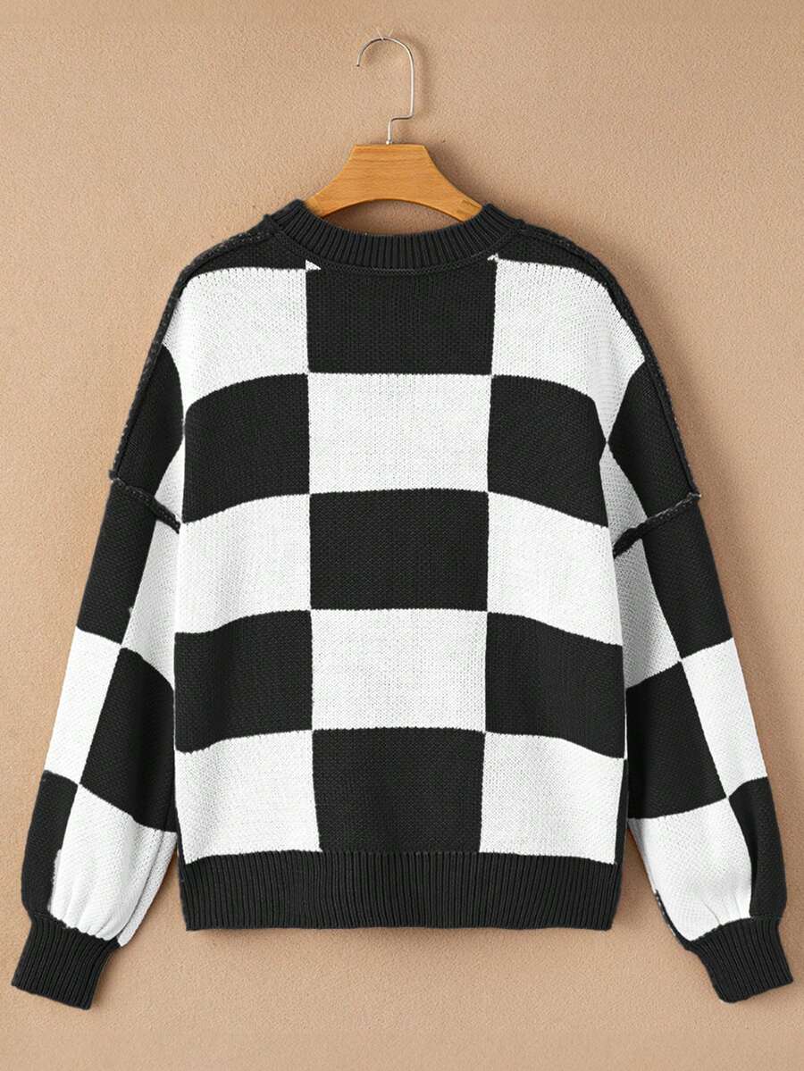 Noor | Colorblock Knit Sweater