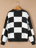 Noor | Colorblock Knit Sweater