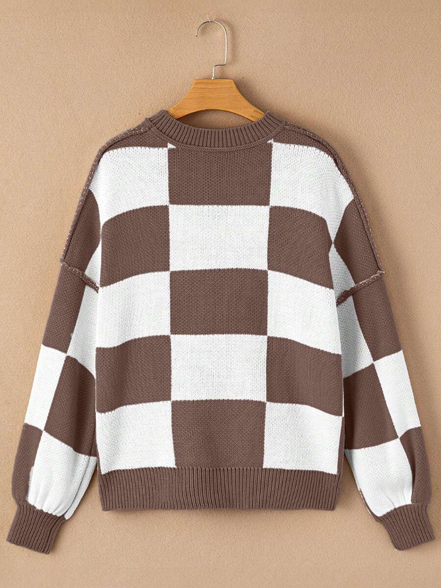 Noor | Colorblock Knit Sweater