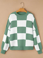 Noor | Colorblock Knit Sweater