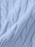 Lune | Cropped Cable Knit Sweater