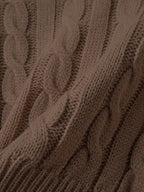 Lune | Cropped Cable Knit Sweater