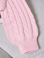 Lune | Cropped Cable Knit Sweater
