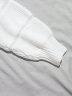 Lune | Cropped Cable Knit Sweater