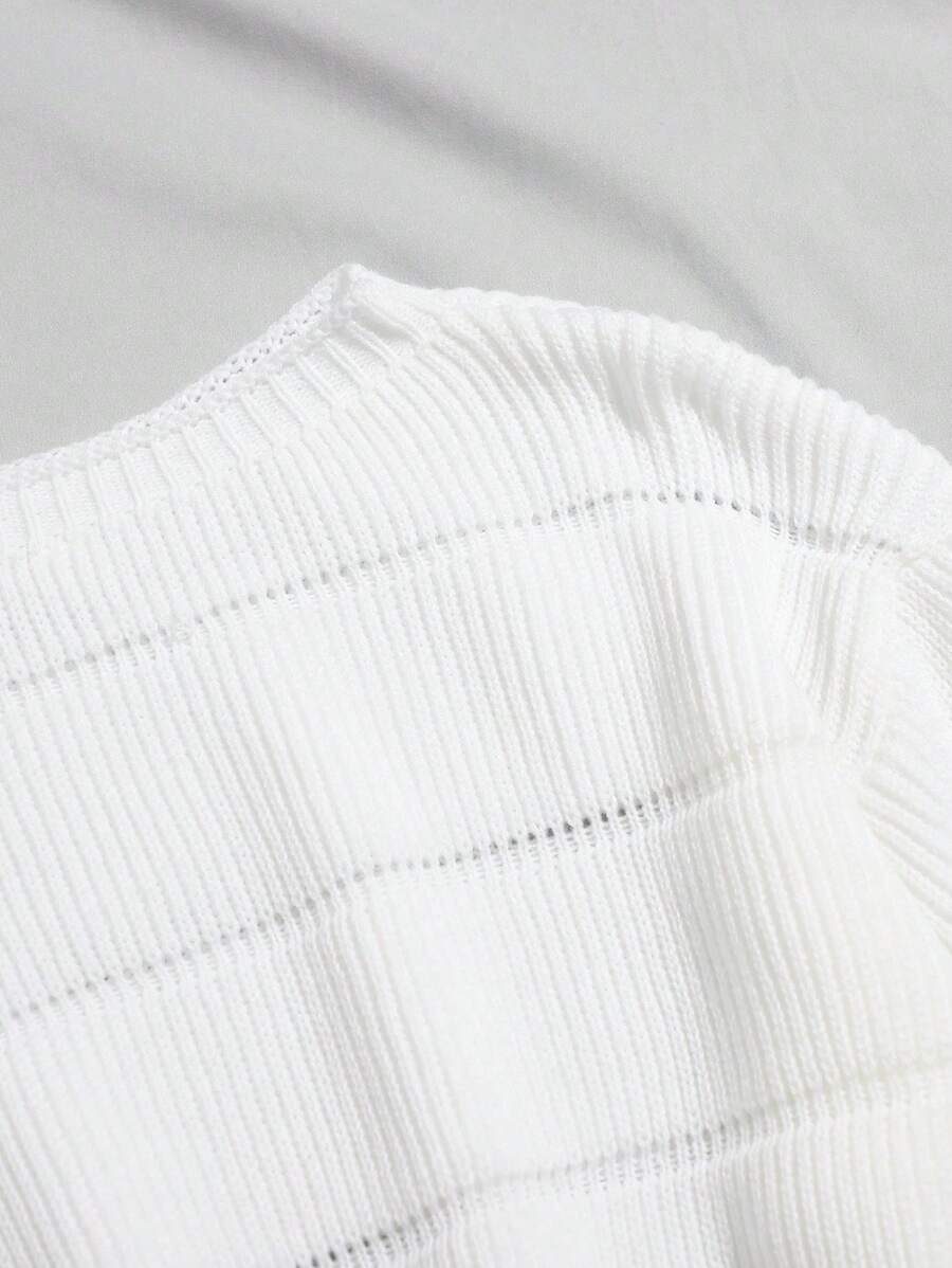 Lune | Cropped Cable Knit Sweater