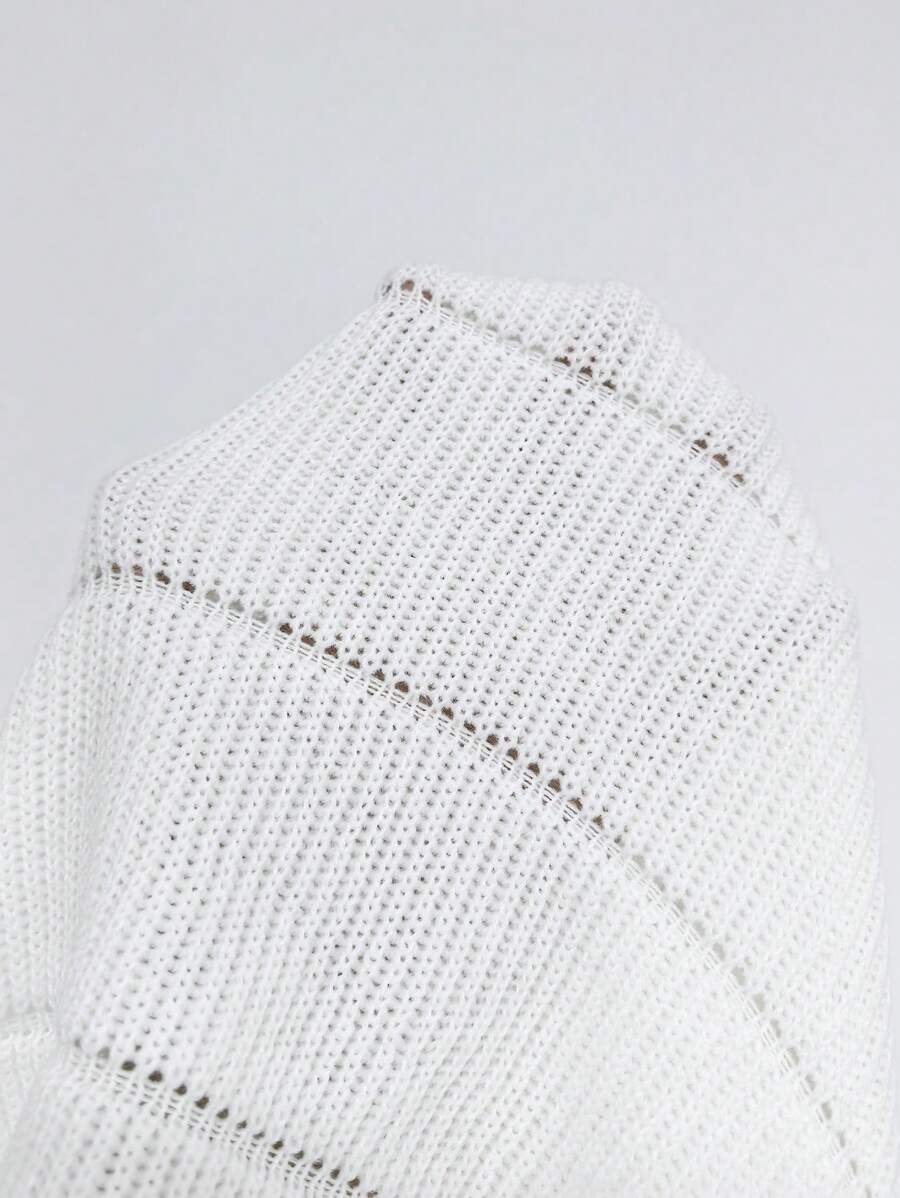Lune | Cropped Cable Knit Sweater