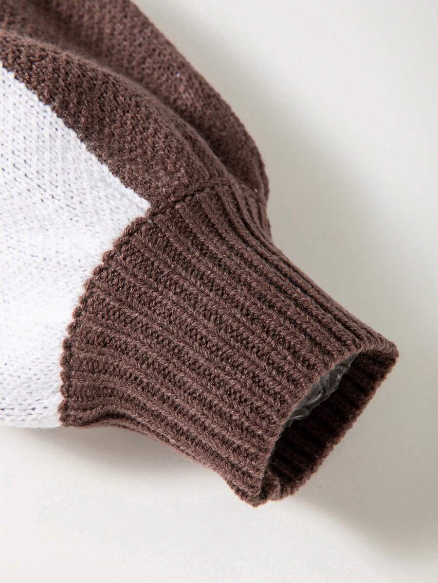 Noor | Colorblock Knit Sweater